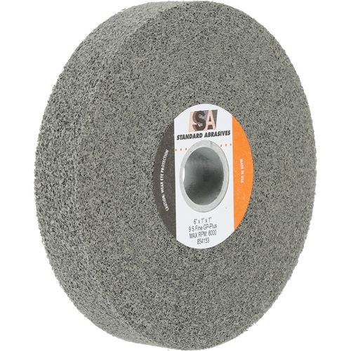 Meule &agrave; usage g&eacute;n&eacute;ral Standard Abrasives, 6" x 1", Arbre de 1", Carbure de silicium St. Lawrence Industrial & Safety Supply
