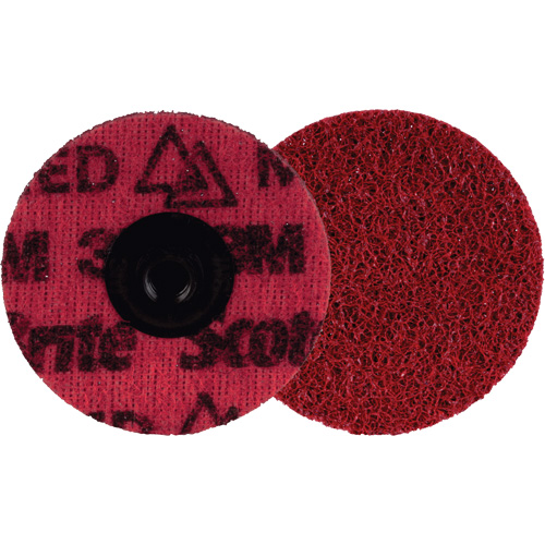 Disque de conditionnement de surface de pr&eacute;cision PN-DS Scotch-Brite Roloc, 3" dia., C&eacute;ramique St. Lawrence Industrial & Safety Supply
