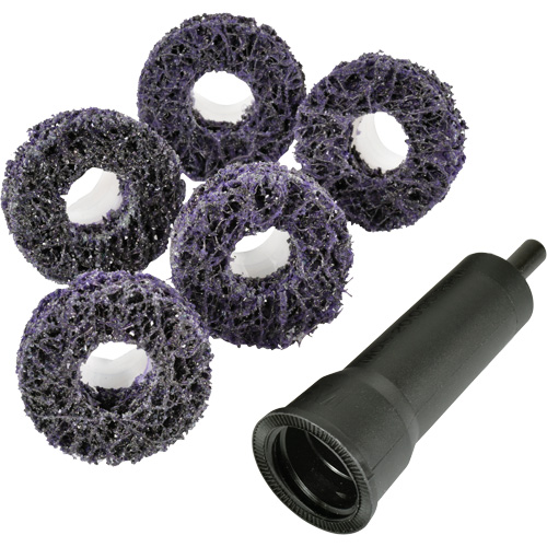 Trousse de disques de nettoyage pour moyeu de frein Pro Brake Hub Roloc Scotch-Brite, Grain Extra grossier, Carbure de silicium St. Lawrence Industrial & Safety Supply