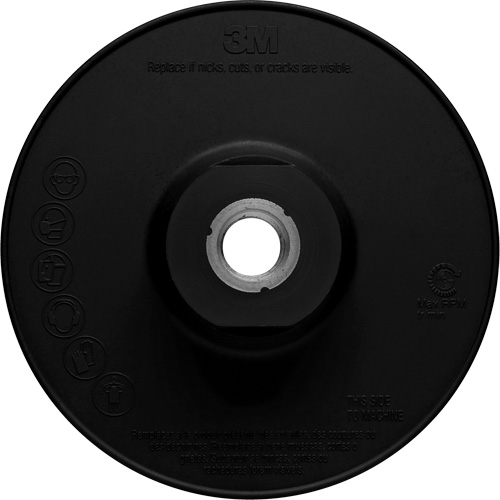 Ribbed Back-Up Pad, 4" St. Lawrence Industrial & Safety Supply