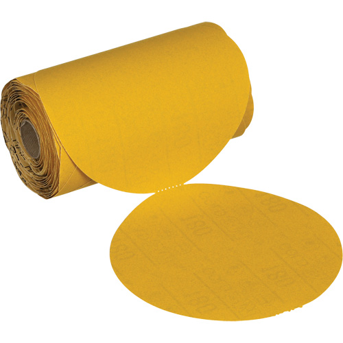 Stikit Gold Abrasive Disc Roll 09316, 6" Dia., 240 Grit, Aluminum Oxide St. Lawrence Industrial & Safety Supply