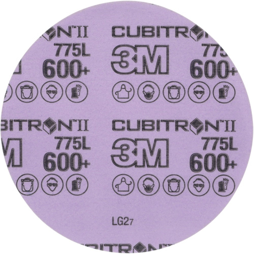 Disque en pellicule Cubitron II Hookit, dia 5", Grain 600+, C&eacute;ramique, 3 mil St. Lawrence Industrial & Safety Supply