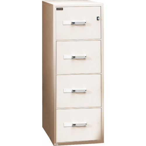 Classeurs &agrave; l'&eacute;preuve du feu, Acier, 4 tiroirs, 19-3/4" la x 31" p x 54" h, Beige St. Lawrence Industrial & Safety Supply