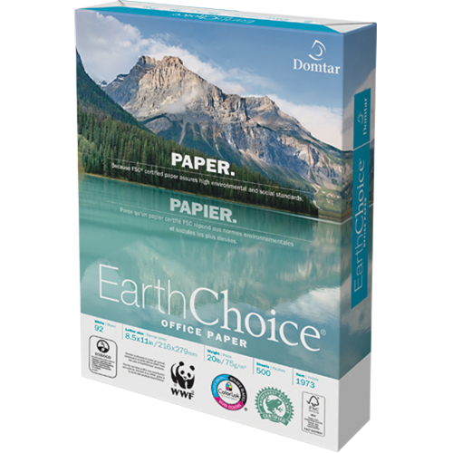 Papier pour le bureau EarthChoice, FSC, 8-1/2" x 11", 20 lb, Blanc St. Lawrence Industrial & Safety Supply