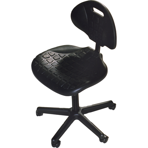 Si&egrave;ges ergonomiques robustes, Polyur&eacute;thane, Noir, Capacit&eacute; 250 lb St. Lawrence Industrial & Safety Supply