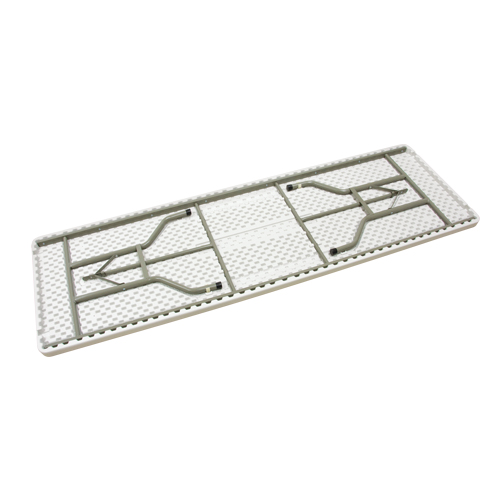 Folding Table, Rectangular, 96" L x 30" W, Polyethylene, White St. Lawrence Industrial & Safety Supply