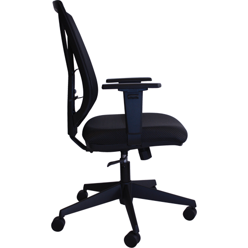 Chaise de bureau Activ A-47 Synchro, Tissu, Noir, Capacit&eacute; 275 lb St. Lawrence Industrial & Safety Supply