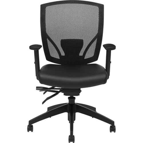 Multi-Tilter Arm Chairs, Vinyl, Black, 300 lbs. Capacity St. Lawrence Industrial & Safety Supply