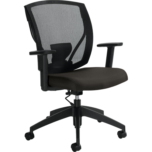 Task Chairs, Fabric, Charcoal, 300 lbs. Capacity St. Lawrence Industrial & Safety Supply