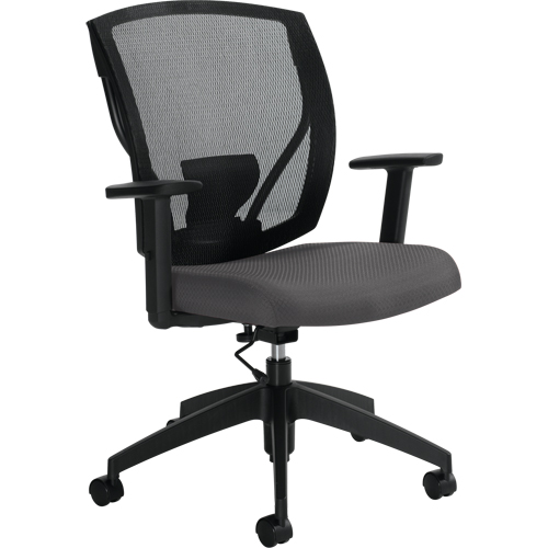 Task Chairs, Vinyl, Charcoal, 300 lbs. Capacity St. Lawrence Industrial & Safety Supply