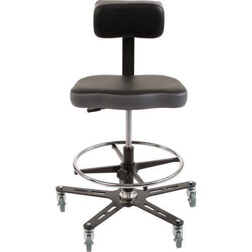 Chaise ergonomique industrielle TF160, Mobile, Ajustable Hauteur, Capacit&eacute; 300 lb St. Lawrence Industrial & Safety Supply