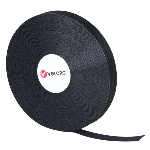 Attaches QWIK, Boucle et crochet, 25 vg x 3/4", Auto-aggripant, Noir St. Lawrence Industrial & Safety Supply