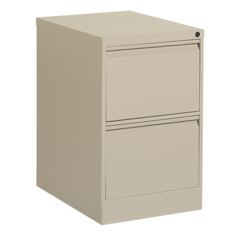 Classeur vertical, Acier, 2 tiroirs, 18-1/7" la x 25" p x 29" h, Beige St. Lawrence Industrial & Safety Supply