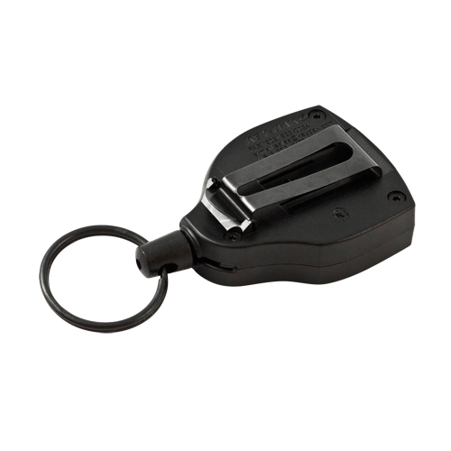 Super48 Heavy-Duty Retractable Key Holder, Polycarbonate, 48" Cable, Belt Clip Attachment St. Lawrence Industrial & Safety Supply