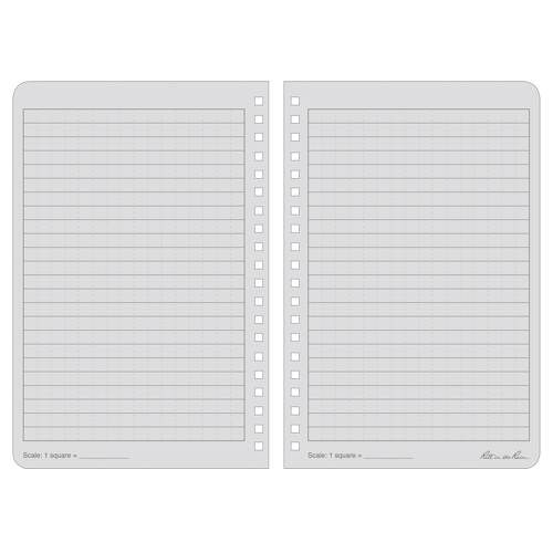 Carnet de notes de poche &agrave; spirale lat&eacute;rale, Couverture souple, Noir, 64 Pages, 4-5/8" , 7"  St. Lawrence Industrial & Safety Supply