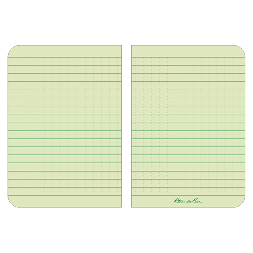 Livre m&eacute;mo, Couverture souple, Vert, 112 Pages, 3-1/2" , 5"  St. Lawrence Industrial & Safety Supply