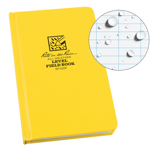 Livre reli&eacute;, Couverture rigide, Jaune, 160 Pages, 4-5/8" , 7-1/4"  St. Lawrence Industrial & Safety Supply