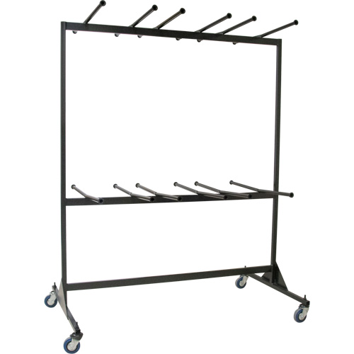 Chariot pour chaises pliantes &agrave; deux c&ocirc;t&eacute;s St. Lawrence Industrial & Safety Supply