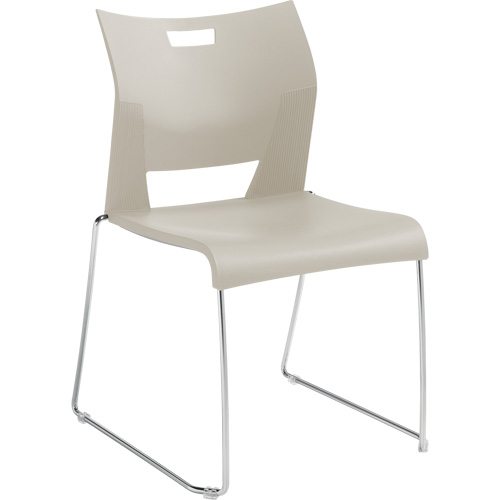 Duet Armless Training Chair, Plastic, 33-1/4" High, 350 lbs. Capacity, White St. Lawrence Industrial & Safety Supply