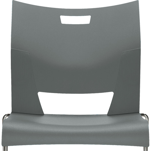 Duet Armless Training Chair, Plastic, 33-1/4" High, 350 lbs. Capacity, Grey St. Lawrence Industrial & Safety Supply