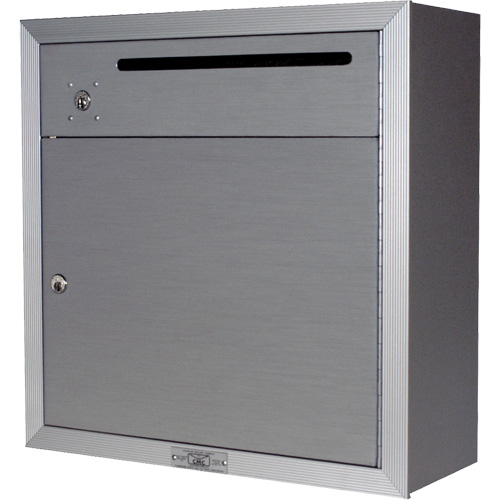 Collection Box, Surface -Mounted, 12-3/4" x 16-3/8", 2 Doors, Aluminum St. Lawrence Industrial & Safety Supply
