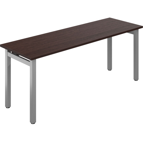 Newland Table Desk, 29-7/10" L x 72" W x 29-3/5" H, Dark Brown St. Lawrence Industrial & Safety Supply