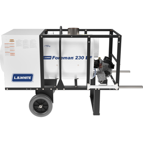 Foreman&reg; 230 Indirect-fired Portable Heater, Radiant Heat, Natural Gas, 230000 BTU/H St. Lawrence Industrial & Safety Supply
