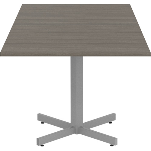 Newland Height-Adjustable Square Table, 36" L x 36" W x 29" H, 1" Top, Laminate, Brown St. Lawrence Industrial & Safety Supply