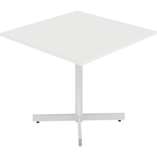 Newland Height-Adjustable Square Table, 36" L x 36" W x 29" H, 1" Top, Laminate, White St. Lawrence Industrial & Safety Supply