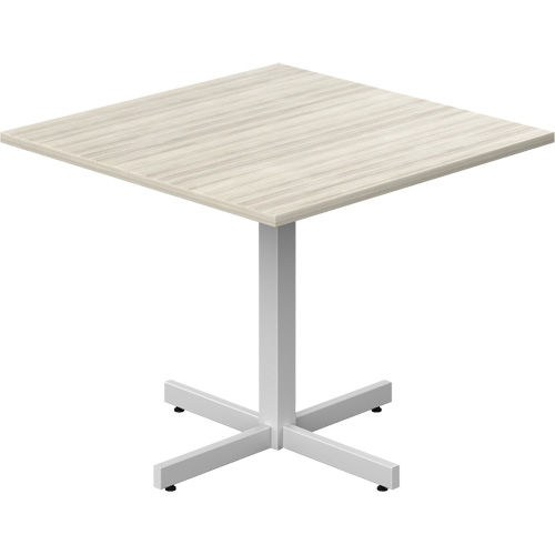 Newland Height-Adjustable Square Table, 36" L x 36" W x 29" H, 1" Top, Laminate, Tan St. Lawrence Industrial & Safety Supply