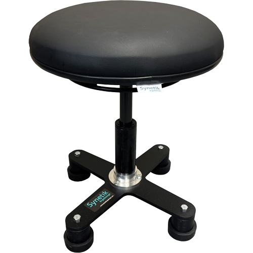 Omnistool Ergonomic Stool, Mobile, Adjustable Height, 280 lbs. Capacity St. Lawrence Industrial & Safety Supply