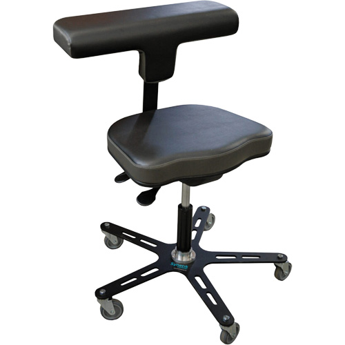 Chaise ergonomique industrielle VEGA-T, Mobile, Ajustable Hauteur, Capacit&eacute; 280 lb St. Lawrence Industrial & Safety Supply