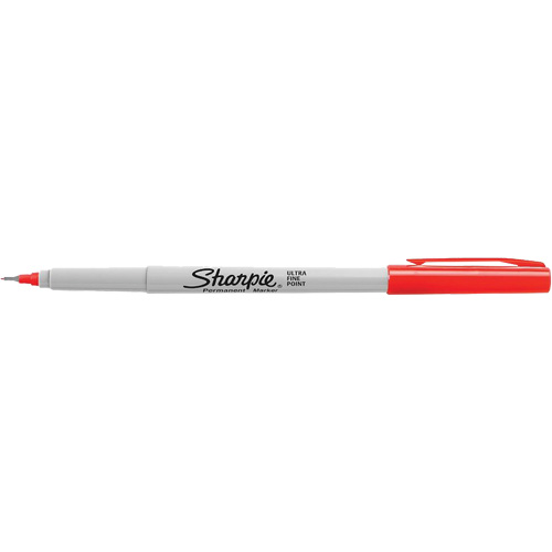 Marqueur, Rouge, Pointe Ultra fin St. Lawrence Industrial & Safety Supply