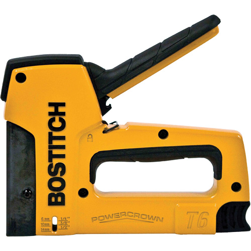 Heavy-Duty Powercrown Tacker, 1/4", 5/16", 3/8", 1/2", 9/16" St. Lawrence Industrial & Safety Supply