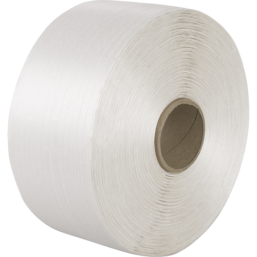 Feuillard en cordon tiss&eacute;, Cordon en polyester, 5/8" la x 3000' lo, Calibre Manuel St. Lawrence Industrial & Safety Supply