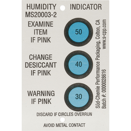 Indicateurs d'humidit&eacute; St. Lawrence Industrial & Safety Supply