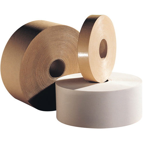 Gummed Tapes - Standard Tape, 60 mm (2-9/25") x 182.88 m (600'), Kraft St. Lawrence Industrial & Safety Supply