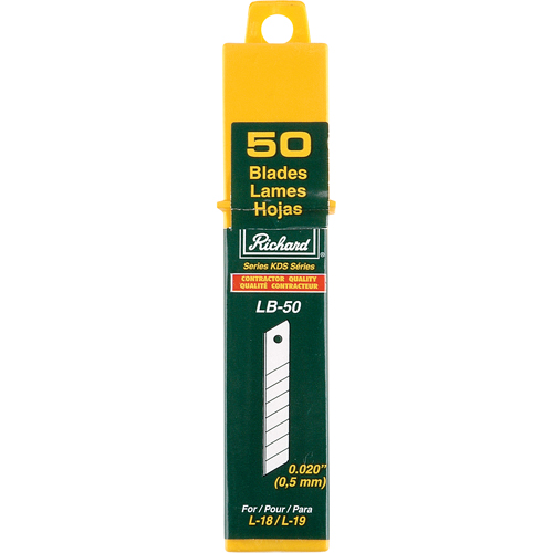 Lames de rechange, Style Cassable St. Lawrence Industrial & Safety Supply