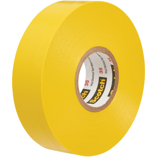 Scotch&reg; 35 Colour Coded Tape, 12.7 mm (1/2") x 6.1 m (20'), Yellow, 7 mils St. Lawrence Industrial & Safety Supply