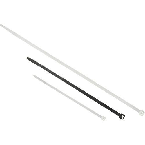 Attaches de c&acirc;bles pour entrepreneur, Longueur 24", R&eacute;sistance &agrave; la traction 175 LB, Naturel St. Lawrence Industrial & Safety Supply
