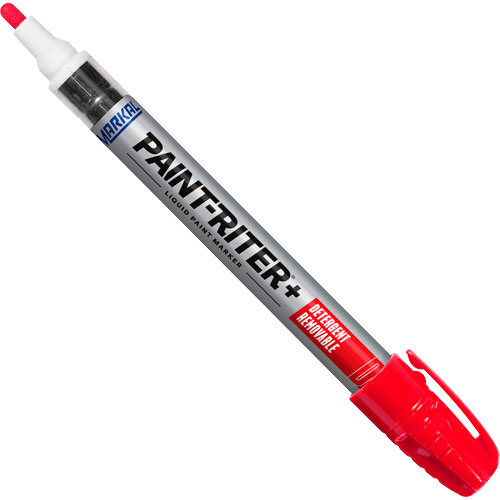 Paint-Riter&reg;+ Detergent Removable Paint Marker, Liquid, Red St. Lawrence Industrial & Safety Supply