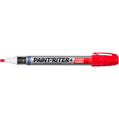 Paint-Riter&reg;+ Detergent Removable Paint Marker, Liquid, Red St. Lawrence Industrial & Safety Supply