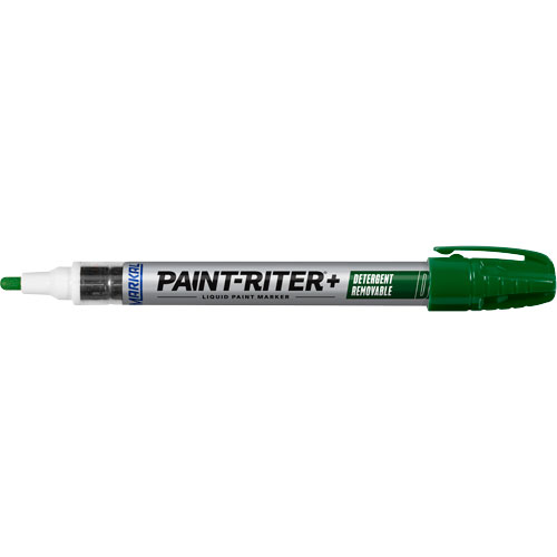 Paint-Riter&reg;+ Detergent Removable Paint Marker, Liquid, Green St. Lawrence Industrial & Safety Supply
