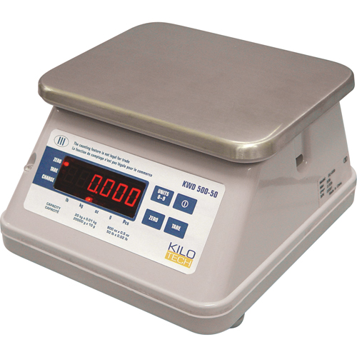 Balance d'&eacute;tabli num&eacute;rique &agrave; double affichage, Capacit&eacute; 22 lb / 10 kg, Graduations 0,01 lb / 0,005 kg St. Lawrence Industrial & Safety Supply
