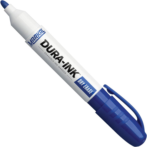 Dura-Ink&reg; Dry Erase Ink Markers, Blue, Bullet Tip St. Lawrence Industrial & Safety Supply