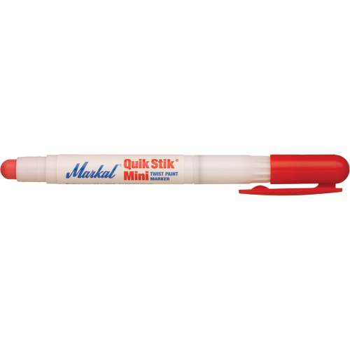 Mini marqueur de peinture Quik Stik, B&acirc;ton plein, Rouge St. Lawrence Industrial & Safety Supply