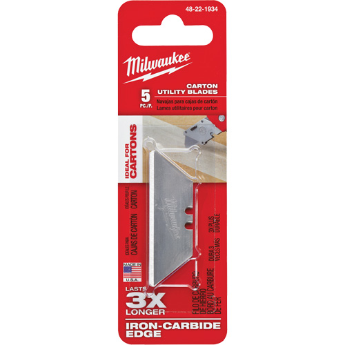 Utility Knife Blades, Single Style St. Lawrence Industrial & Safety Supply