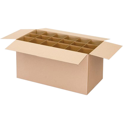 Boîte d'exp&eacute;dition pour cannettes a&eacute;rosols, 12-1/4" lo x 9-3/16" la x 10-5/16" h, ondulations C St. Lawrence Industrial & Safety Supply