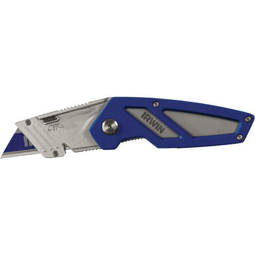 Couteau utilitaire pliant FK 100, 22 mm lame, poign&eacute;e en M&eacute;tal St. Lawrence Industrial & Safety Supply
