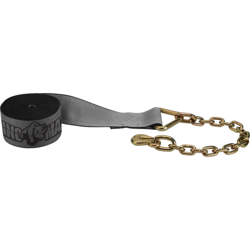 Winch Strap with Chain Anchor St. Lawrence Industrial & Safety Supply